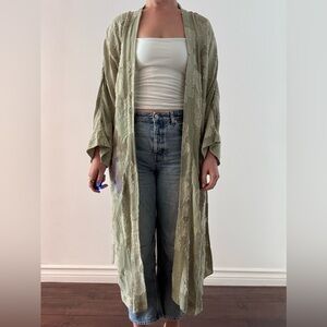NWOT - Wilfred Green Floral Kimono